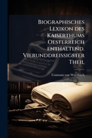 Biographisches Lexikon des Kaiserthums Oesterreich, neunzehnter Theil 1245386212 Book Cover