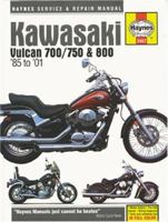 Kawasaki Vulcan 700/750 and 800, 1985 Thru 2001 (Haynes Manuals) 1563924579 Book Cover