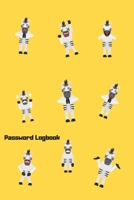 Password Logbook: Zebra Internet Password Keeper With Alphabetical Tabs | Handy Size 6 x 9 inches (vol. 2) 1657978311 Book Cover