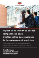 Impact de la COVID-19 sur les compétences socio-émotionnelles des étudiants de l'enseignement supérieur (French Edition) 6630211812 Book Cover