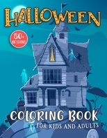 Halloween Coloring Book for Kids and Adults: Spooky Delights | A Dual-Level Coloring Adventure B0CFZC8NK4 Book Cover
