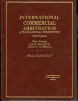 International Commercial Arbitration (American Casebook Series) 0314195440 Book Cover