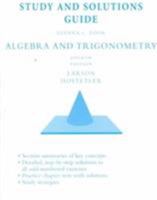 Algebra and Trigonometry: Study and Solutions Guide 0669417483 Book Cover