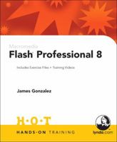 Macromedia Flash Professional 8 Hands-On Training 0321293886 Book Cover