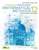 Jacaranda Maths Quest 12 Mathematical Methods Vce Units 3 and 4 3e Learnon and Print 1119876567 Book Cover