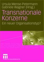 Transnationale Konzerne. Ein Neuer Organisationstyp? 3531147072 Book Cover