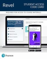 Revel for Social Psychology -- Access Card 0134700643 Book Cover