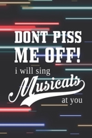 Notebook: Small Journal For Boradway Musical Fans And Theater Nerds I Funny Gift For Actor, Actress And Theatre Lovers 1679260073 Book Cover