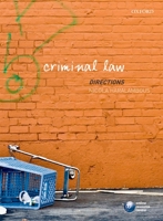 Criminal Law Directions (Directions series) 019956471X Book Cover
