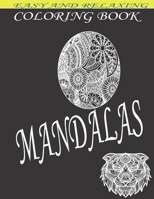 coloring book mandalas: for beginners, Coloring Book for adults, 50 Mandala Images Stress Management Coloring Book with Fun, Easy, and Relaxin B08BW8KWBM Book Cover