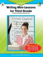 Writing Mini-Lessons for Third Grade: The Four-Blocks Model 0887248152 Book Cover