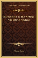 Introduction To The Writings And Life Of Apuleius 1417945168 Book Cover