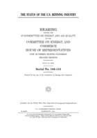 The status of the U.S. refining industry B084DKW5SF Book Cover