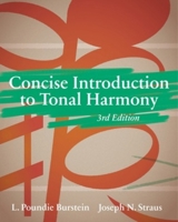 Concise Introduction to Tonal Harmony 0393264769 Book Cover