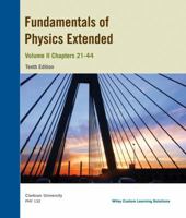 Fundamentals of Physics Extended (Vol. 1 Ch. 1-20) 1118731077 Book Cover