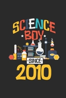 Science Boy Since 2010: Graph Ruled Notebook - Journal For Scientist And Student Lab 1692784129 Book Cover