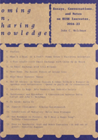 Homing In, Sharing Knowledge B0FM3JTWJB Book Cover