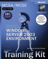 MCSA/MCSE Self-Paced Training Kit (Exam 70-290): Managing and Maintaining a Microsoft Windows Server 2003 Environment 0735622892 Book Cover