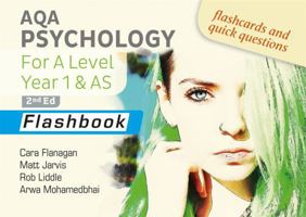 AQA Psychology A Lev Yr 1 & AS Flash 2nd 1912820447 Book Cover