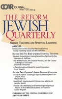CCAR journal, The Reform Jewish Quarterly Winter 2014: Sacred Teaching and Spiritual Learning 0881232122 Book Cover