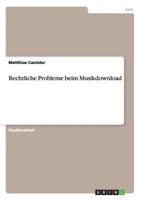 Rechtliche Probleme beim Musikdownload 3640238427 Book Cover