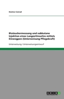 Blutzuckermessung und subkutane Injektion eines Langzeitinsulins mittels Einwegpen (Unterweisung Pflegekraft) 3640646983 Book Cover