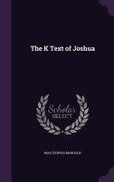The K Text of Joshua 0548903840 Book Cover