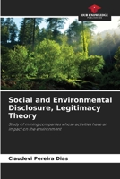 Social and Environmental Disclosure, Legitimacy Theory 6207854292 Book Cover