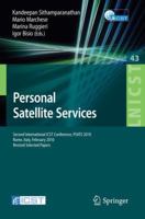 Personal Satellite Services: Second International ICST Conference, PSATS 2010, Rome, Italy, February 4-5, 2010, Revised Selected Papers 3642136176 Book Cover