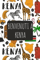 Benvenuti a Kenya: 6x9 Diario di viaggio I Taccuino con liste di controllo da compilare I Un regalo perfetto per il tuo viaggio in Kenya e per ogni viaggiatore (Italian Edition) 1670647552 Book Cover