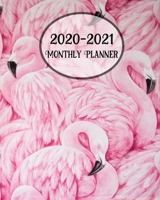 2020-2021 Monthly Planner: Pink Flamingo - LARGE 24 Months Calendar - 2 Year Diary Journal - Multi Year Schedule Organizer - January 2020 to December 2021 Agenda Notebook with Inspirational Quotes 1692797247 Book Cover