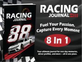 Racing Journal: Documenting race events, predict the race results, personal thoughts on a race, A Race Logkeeper for Series Motorsport Fans to Record Favorite Events, Track Drivers, and Save Memories. 1969155337 Book Cover