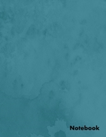 Notebook: Login Password Book  - Large Print Internet Password Organizer & Logbook ( 8.5x11 ) -  Blue Watercolor Cover - Discrete Password Keeper ... Easy Organization of Online Account Details 1692365266 Book Cover