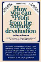 How you can Profit from the coming devaluation B000HUJ6IA Book Cover