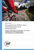 Perception de L Effort Dans L Entraînement Et La Réhabilitation 3841623832 Book Cover