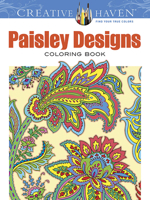 Creative Haven Paisley Designs Collection Coloring Book 0486803554 Book Cover