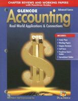 Glencoe Accounting Advanced Course Chapter Reviews and Working Papers with Peachtree Guides 0026439883 Book Cover