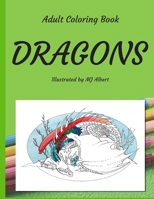 Adult Coloring Book Dragons 1794844244 Book Cover