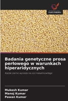 Badania genetyczne prosa perlowego w warunkach hiperaridycznych (Polish Edition) 6200823898 Book Cover