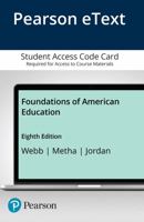 Foundations of American Education -- Enhanced Pearson Etext 0134027531 Book Cover