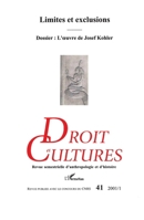 Limites Et Exclusions / Dossier: L'Oeuvre de Josef Kohler (Droits Et Cultures) (French Edition) 2747507181 Book Cover