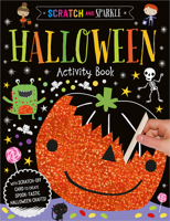 Scratch and Sparkle Halloween Activity Book 1803377127 Book Cover