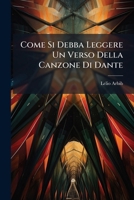 Come Si Debba Leggere Un Verso Della Canzone Di Dante (1846) 1173255389 Book Cover