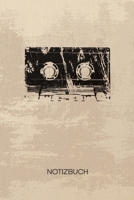 NOTIZBUCH A5 Dotted: 90er Jahrgang Notizheft GEPUNKTET 120 Seiten - Oldschool Hiphop Notizblock 80er Kassette Skizzenbuch - Party Geschenk f�r Musikliebhaber Partymacher Stimmungsmacher 1710297239 Book Cover