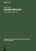 Georg Buhler, 1837-1898 (1899) (German Edition) 1120286395 Book Cover