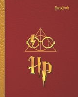 HP Notizbuch: inoffizielles Harry Potter Notizheft - Fanartikel Hommage - Hogwarts Gryffindor Hausfarben & Symbole - für deine verzauberten Notizen ... Geschenk (Bücher für Magie) (German Edition) 165573024X Book Cover