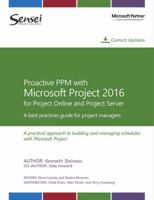 Proactive PPM with Microsoft Project 2016 for Project Online and Project Server 0991246438 Book Cover