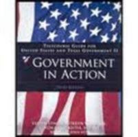 Telecourse Guide for United States and Texas Government II: Government in Action 0534630987 Book Cover