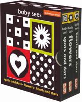 Baby Sees: Spots and Dots, Flowers, Hearts and Stars 1905503490 Book Cover