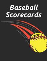 Baseball Scorecards: Baseball Scorekeeper Book Baseball Game Record Keeper Book Baseball Score Sheet Baseball Scorecard For Scoring Baseball Games At Any level Baseball Score Notebook 1077466277 Book Cover